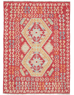 Kilim 129x179 Cm Kilim Afghanistan Hand-carded Wool Cotton