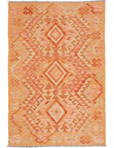 Kilim 102x153 Cm Kilim Afghanistan. Materiale: Lana Cardata