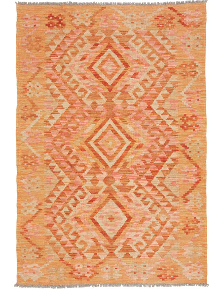 Kilim 102x153 Cm Kilim Afghanistan. Materiale: Lana Cardata