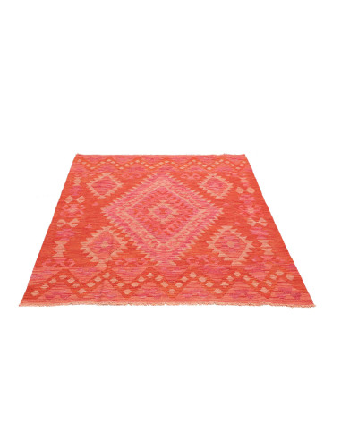 Kilim 126x170 Cm Kilim, Afghanistan, Hand-carded Wool warp: