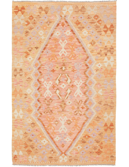 Kilim 98x152 Cm Kilim, Afghanistan, Hand-carded Wool warp:
