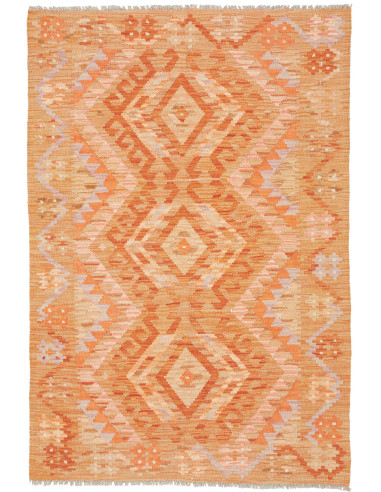 Kilim 101x148 Cm Kilim, Afghanistan, Hand-carded Wool warp:
