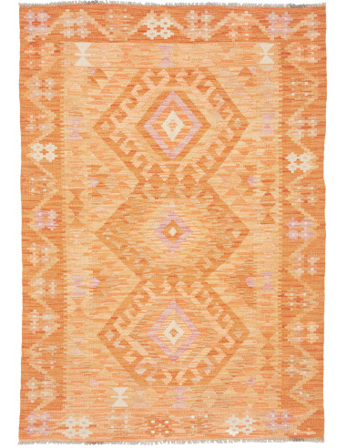 Kilim 104x150 Cm Kilim Afghanistan, Hand-carded Wool, Cotton