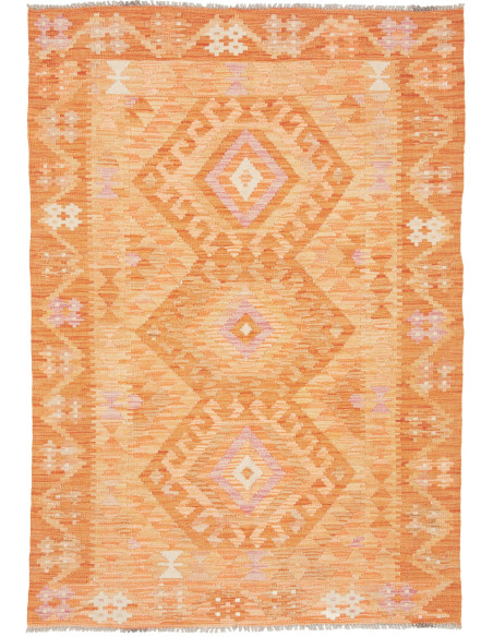 Kilim 104x150 Cm Kilim Afghanistan, Hand-carded Wool, Cotton