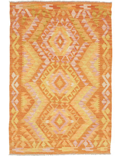 Kilim 99x147 Cm Kilim Afghanistan Lana Cardata A Mano Cotone
