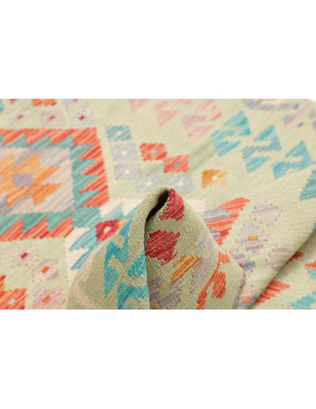 Kilim 97x145 Cm Kilim Afghanistan Lana Cardata A Mano Cotone