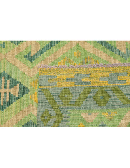 Kilim 102x149 Cm Kilim Afgano Lana Cardata A Mano Ordito