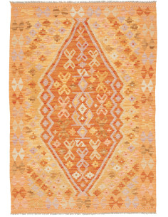 Kilim 104x150 Cm Kilim, Afghanistan, Lana Cardata A Mano,