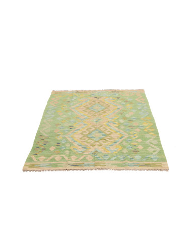 Kilim 100x144 Cm Kilim, Afghanistan, Hand-carded Wool warp:
