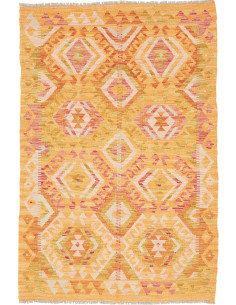 Kilim 96x142 Cm Kilim, Afghanistan, Lana Cardata A Mano
