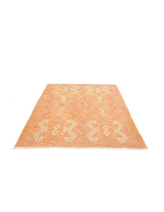 Kilim 155x201 Cm Kilim, Afghanistan, Hand-carded Wool warp: 2