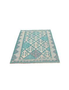Kilim 100x152 Cm Kilim, Afghanistan, Hand-carded Wool warp: 2