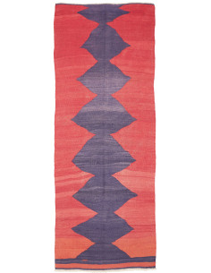Tappeto Kilim Vintage Persia 109x301 Rosso Cora