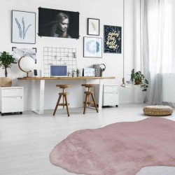 tappeto Arte Espina Rabbit Sheepskin 200 rosa 2