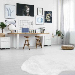 tappeto Arte Espina Rabbit Sheepskin 200 bianco 2
