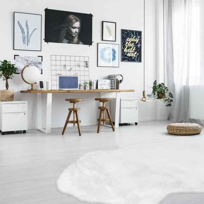 tappeto Arte Espina Rabbit Sheepskin 200 bianco