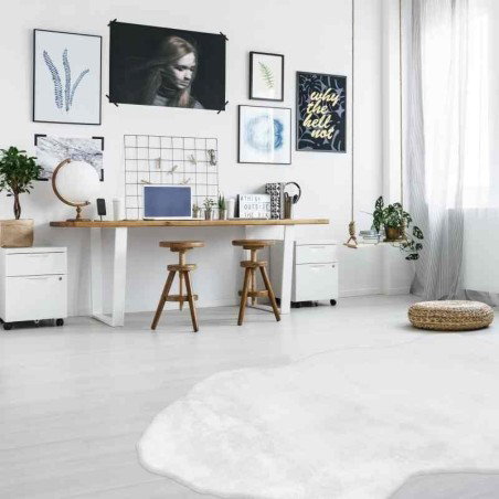 tappeto Arte Espina Rabbit Sheepskin 200 bianco