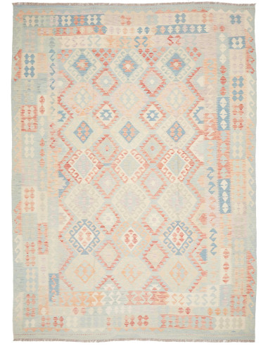 Tappeto Killim Afgahnistan 250x343 Azzurro Tenu