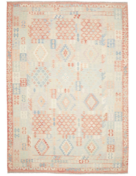 Tappeto Killim Afgahnistan 247x342 Azzurro Polv