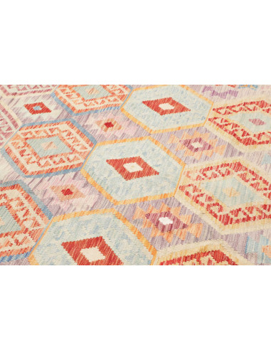 Tappeto Killim Afgahnistan 207x297 Grigio Torto