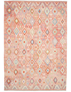 Tappeto Kilim Afghanistan 255x361 Rosa Corallo