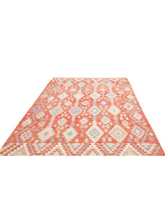Rug Kilim Afghanistan 200x300 Terracotta Orange 2