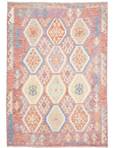 Tappeto Kilim Afghanistan 173x248 Viola Tenue R
