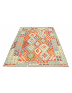 Tappeto Kilim Afghanistan 151x205 Turchese Aran 2