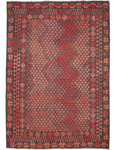 Tappeto Kilim Afghanistan 202x283 Grigio Antrac