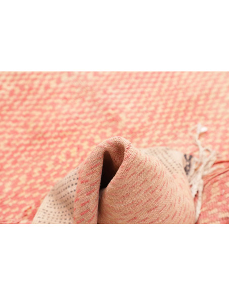Tappeto 150x250 Rosa Salmone Grigio Carbone Bia
