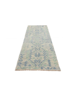 Rug Kilim Afghanistan 86x301 Light Blue Blue 2