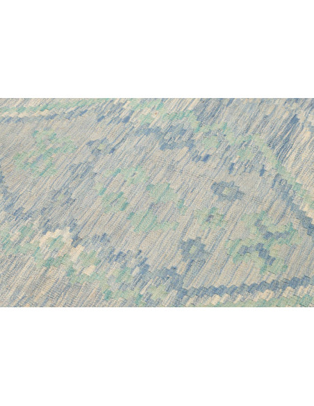 Rug Kilim Afghanistan 86x301 Light Blue Blue