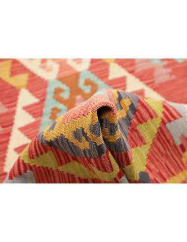 Rug Kilim Afghanistan 78x242 Terracotta Red Lig