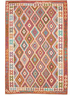 Tappeto Kilim Afghanistan 203x301 Multicolore P