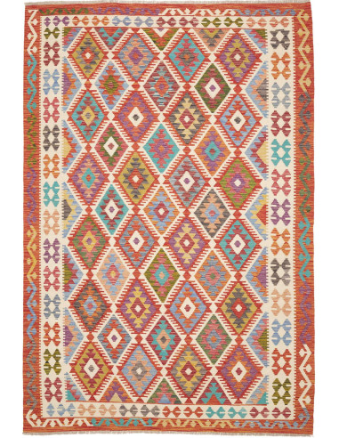 Rug Kilim Afghanistan 203x301 Multicolor Predom
