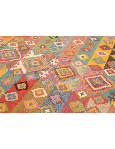 Tappeto Kilim Afghanistan 204x296 Multicolore R