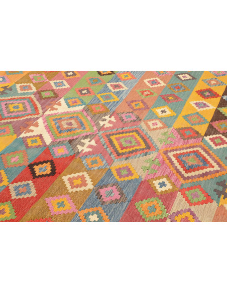 Tappeto Kilim Afghanistan 204x296 Multicolore R