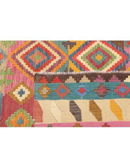 Tappeto Kilim Afghanistan 204x296 Multicolore R