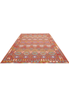 Rug Kilim Afghanistan 205x301 Terracotta Multic 2