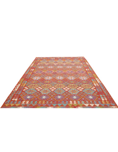 Tappeto Kilim Afghanistan 205x301 Terracotta Mu