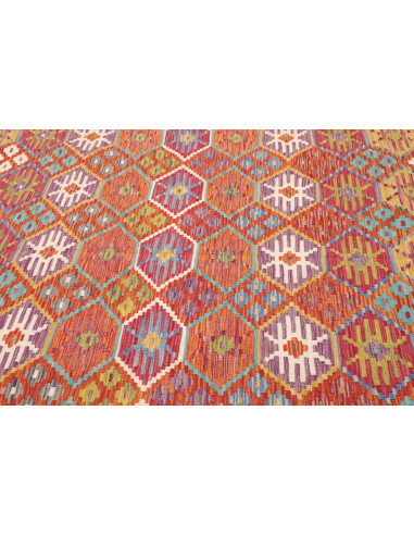 Tappeto Kilim Afghanistan 205x301 Terracotta Mu