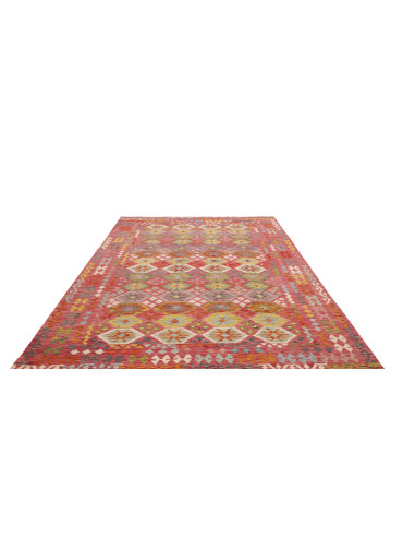 Rug Kilim Afghanistan 203x298 Pink Red Yellow B