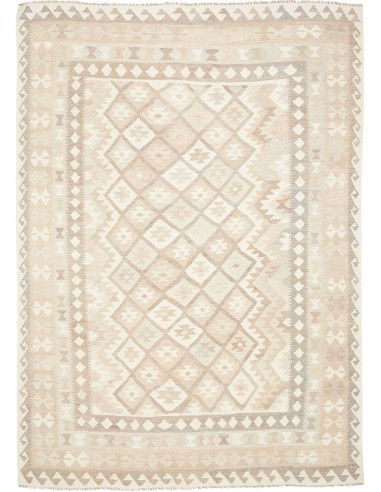 Tappeto Kilim Afghanistan 202x286 Beige Crema M