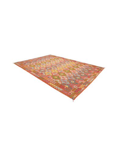 Tappeto Kilim Afghanistan 248x345 Rosso Terraco