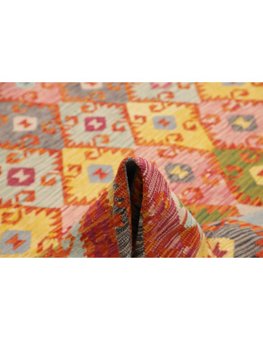 Tappeto Kilim Afghanistan 248x345 Rosso Terraco