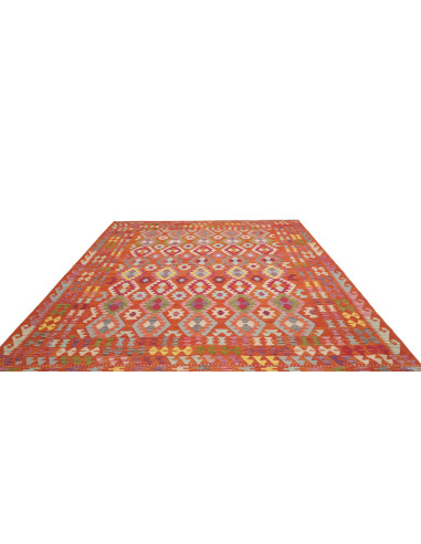 Tappeto Kilim Afghanistan 255x293 Arancione Ros