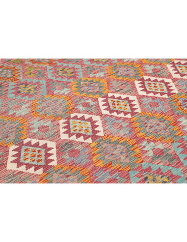 Tappeto Kilim Afghanistan 255x296 Rosso Terraco