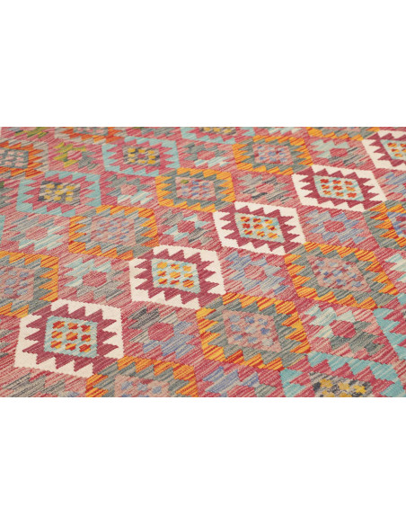 Tappeto Kilim Afghanistan 255x296 Rosso Terraco