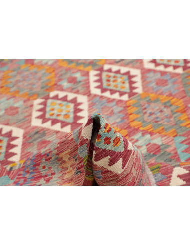 Tappeto Kilim Afghanistan 255x296 Rosso Terraco