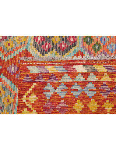 Tappeto Kilim Afghanistan 256x350 Rosso Terraco